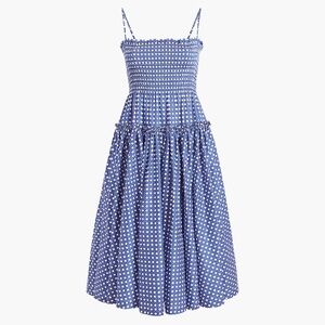 *Rare* Hill House Seraphina Dress in Blue Basketweave (Small, Like-New) 💙